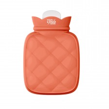 12oz Hot Water Bottle with Knit Cover